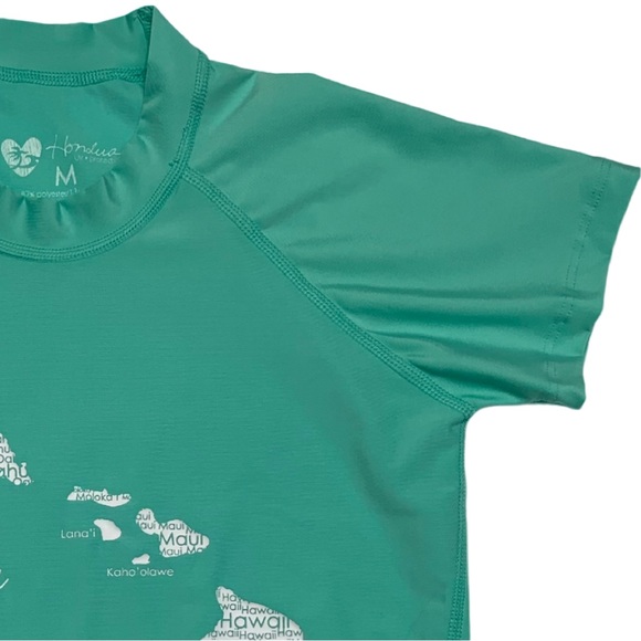 Honolua Surf Company Short Sleeve Rashguard UV Protection Swim Shirt - Picture 4 of 13